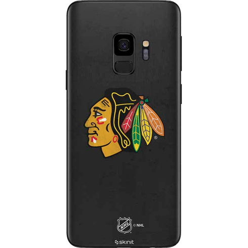 NHL Chicago Blackhawks Distressed Galaxy S9 Skin